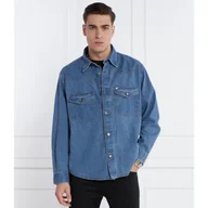 Koszule męskie - HUGO Koszula Elpazo | Regular Fit | denim - miniaturka - grafika 1