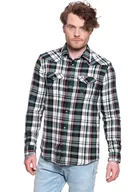 Koszule męskie - Wrangler Ls Western Shirt Pine W5A07Bg01-S - miniaturka - grafika 1