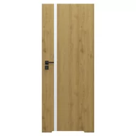Drzwi wewnętrzne - Skrzydło łazienkowe bezprzylgowe Loft 4A 90 cm prawe dąb naturalny - miniaturka - grafika 1