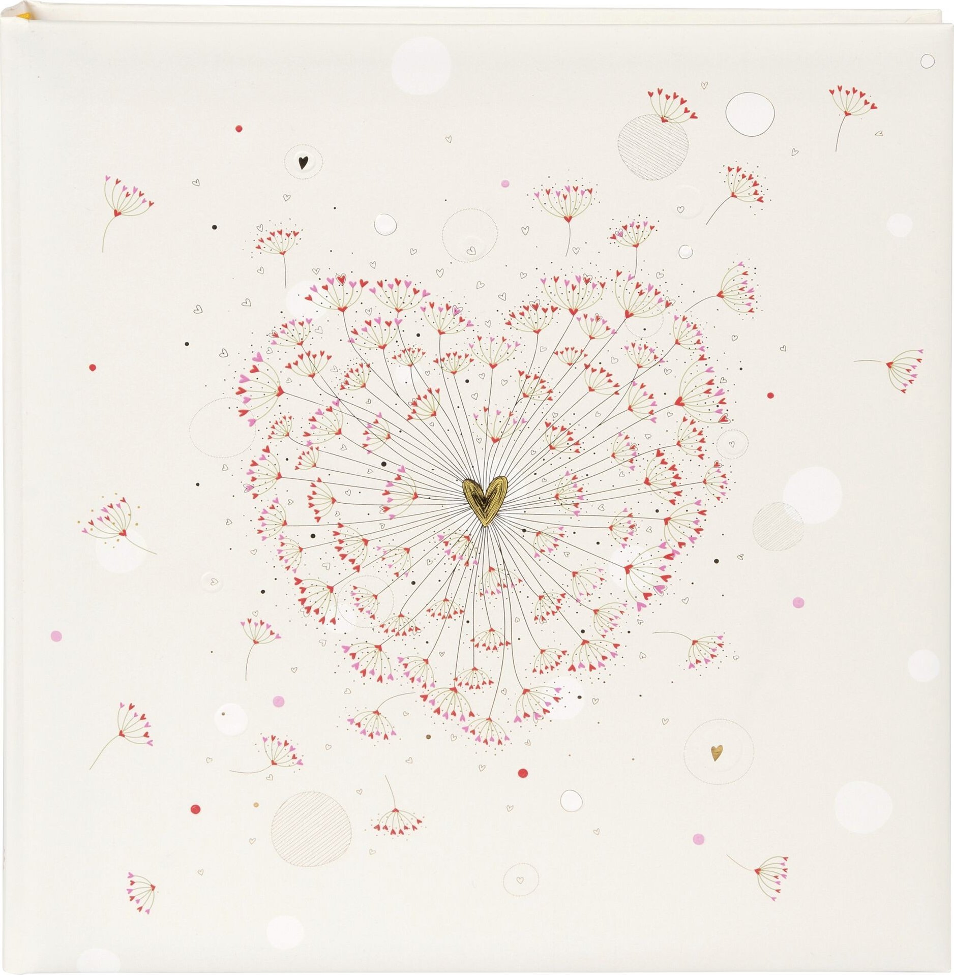 Goldbuch Album GOLDBUCH 08062 Golden heart 30x31/60 pageswhite sheets|corner/splits [V]