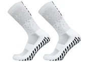Piłka nożna - Skarpety Piłkarskie Antypoślizgowe FG 39-45 - Białe - miniaturka - grafika 1