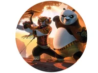 Ciasta i półprodukty do ciast - Dekoracyjny opłatek tortowy Kung Fu Panda - 20 cm - miniaturka - grafika 1