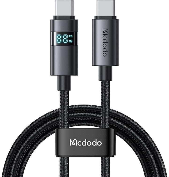 Kabel USB-C do USB-C Mcdodo CA-5610, 100W, wyświetlacz LED, 1.2m