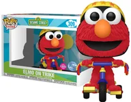Figurki dla dzieci - funko pop! sesame rides 309 elmo on trike (fl) ulica sezamkowa - miniaturka - grafika 1