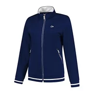 Kurtki i płaszcze dla dziewczynek - Dunlop Girl's Club Girls Knitted Jacket Tennis Shirt, granatowy, 164, grantowy, 164 cm - miniaturka - grafika 1