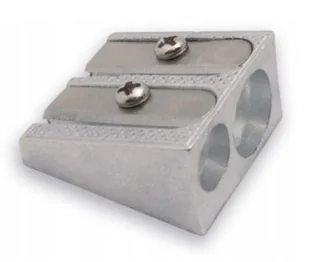 Temperówka Klasyczna Aluminiowa Podwójna Taurus - Temperówki - miniaturka - grafika 1