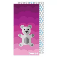 Ręczniki - Towee Ręcznik szybkoschnący Teddy Bearróżowy, 70 x 140 cm - miniaturka - grafika 1