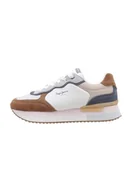 Trampki damskie - Pepe Jeans Damskie trampki RUSPER CLASS, brązowe (koniak brązowy), 40 UK, Brązowy koniak brązowy, 42 EU - miniaturka - grafika 1