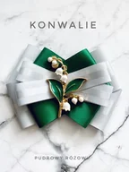 Broszki - Kolekcja Kwiatowa KONWALIE Brosza z kwiatami - miniaturka - grafika 1