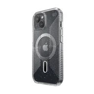 Etui i futerały do telefonów - Speck Presidio Lux Grip ClickLock & Magsafe - Etui iPhone 15 (Clear / Chrome Finish / Serene Silver) - miniaturka - grafika 1