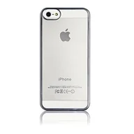 Etui i futerały do telefonów - Etui typu plecki Electro-Style Softcover w kolorze ciemnoszarym dla Apple iPhone 5/5s/SE - miniaturka - grafika 1
