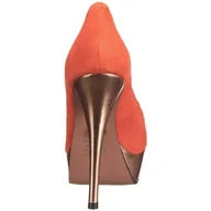 Czółenka - Buffalo London Damskie 14947-642 KID SUEDE ORANGE 74 czółenka, pomarańczowa - Pomarańczowy 74-37 eu - miniaturka - grafika 1