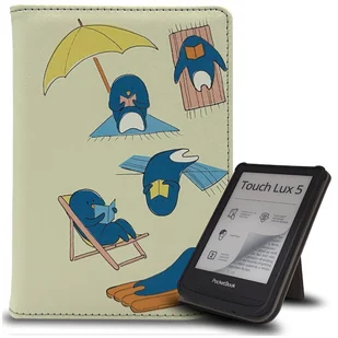 ETUI do POCKETBOOK COLOR / TOUCH HD 3 / LUX 4 / LUX 5 - CASE COVER FUTERAŁ OBUDOWA OKŁADKA PLECKI - Etui do czytników e-book - miniaturka - grafika 1