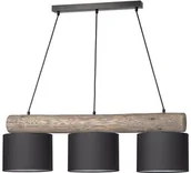 Lampy sufitowe - Britop Lampa wisząca Pino Simple, klosze antracyt, szara - miniaturka - grafika 1