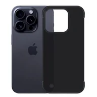 Etui i futerały do telefonów - Etui 3MK Just20g Matt Case do Apple iPhone 15 Pro Czarny - miniaturka - grafika 1