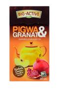 Herbata - Big-Active Big-Active Pigwa & Granat Herbata czarna z kawałkami owoców 40 g (20 torebek) - miniaturka - grafika 1