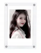 Ramki na zdjęcia - Ramka Magnetyczna Magnes Na 2x Zdjęcie Do Canon Polaroid Hp Kodak Agfa Zink / Przezroczysta - miniaturka - grafika 1