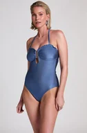 Stroje kąpielowe - Hunkemöller SARDINIA BS R Niebieski - miniaturka - grafika 1