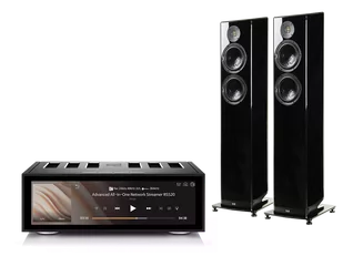 Rose RS520 (czarny) + VELA FS408 (czarny) - Zestawy stereo - miniaturka - grafika 1