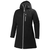Kurtki i kamizelki sportowe damskie - Helly Hansen Long Belfast, damska kurtka zimowa, czarna - miniaturka - grafika 1