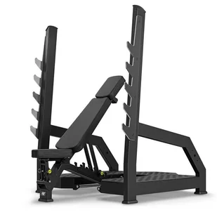 Marbo Sport Ławka Olimpijska Regulowana Ze Stojakami Mp-L213 Marbo Professional (MP-L213-k1t1) - Ławki treningowe - miniaturka - grafika 1