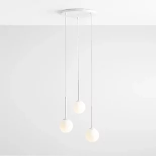 Aldex Bosso Ring lampa wisząca 3-punktowa biała 1087E_R 1087E_R - Lampy sufitowe - miniaturka - grafika 1