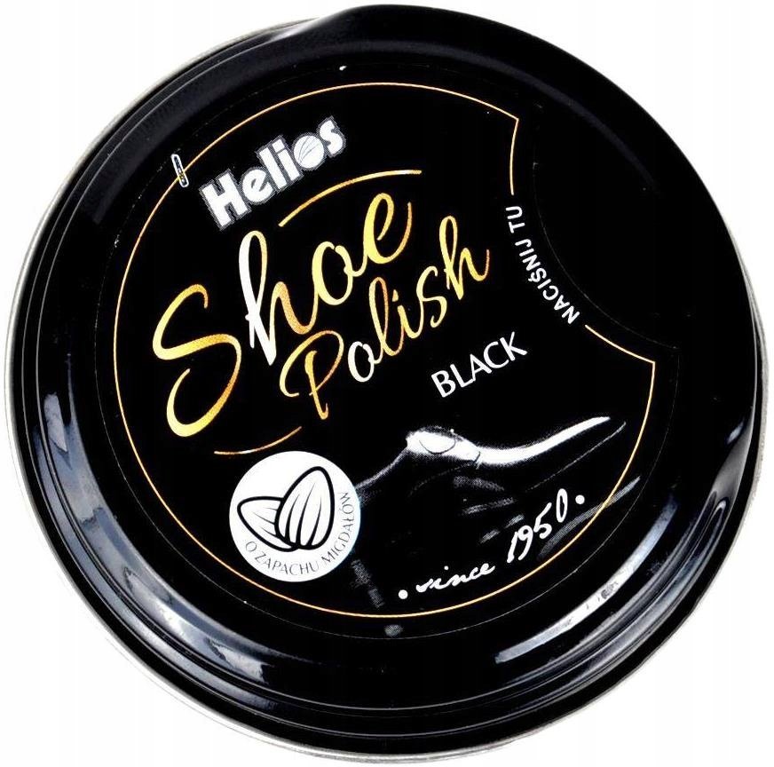 G10-27 CZARNA PASTA DO BUTÓW W PUSZCZE HELIOS SHOE POLISH KREM WOSK + 40 ML