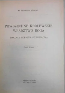 Powszechne królewskie władztwo Boga - Religia i religioznawstwo - miniaturka - grafika 1