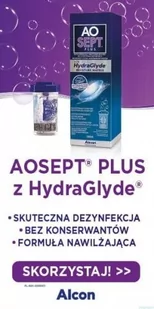 AOSEPT PLUS HydraGlyde 360 ml - Płyny do soczewek kontaktowych - miniaturka - grafika 1