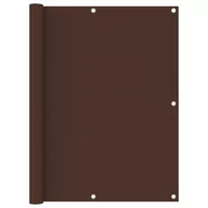 Parawany - vidaXL Parawan balkonowy, brązowy, 120x300 cm, tkanina Oxford vidaXL - miniaturka - grafika 1