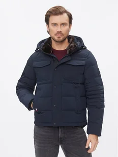 Tommy Hilfiger Kurtka zimowa Rockie MW0MW32790 Granatowy Regular Fit - Kurtki męskie - miniaturka - grafika 1