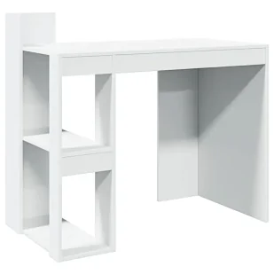 Elior Białe biurko z dwoma półkami B9-L04 - Biurka Elior Białe biurko z dwoma półkami B9-L04 - Biurka - miniaturka - grafika 1