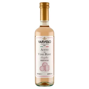 Varvello Ocet z wina różowego 500 ml - Ocet - miniaturka - grafika 1