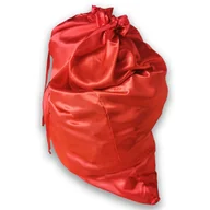 Ozdoby bożonarodzeniowe - DUŻY SATYNOWY WOREK MIKOŁAJA NA PREZENTY 100cm XXL - miniaturka - grafika 1