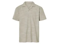 Koszule męskie - LIVERGY® Koszula męska z bawełny (Beżowy, M (39/40)) - miniaturka - grafika 1