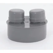 Łączniki, trójniki, kształtki - Napowietrzacz kanalizacyjny 110 szary - miniaturka - grafika 1