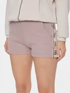 Spodenki damskie - Guess Szorty sportowe Britney V3GD13 KB3P2 Beżowy Loose Fit - miniaturka - grafika 1