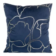 Poszewki na poduszki - Euro Firany Poszewka 45 x 45 Eurofirany Velvet Blink 35 Granatowy 1224556 - miniaturka - grafika 1