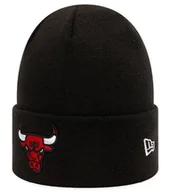 Czapki damskie - Czapka zimowa NEW ERA NBA Chicago Bulls Essential czarna - miniaturka - grafika 1