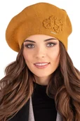 Czapki damskie - Vivisence 7006 Miodowy Uni Nakrycie Głowy Beret - miniaturka - grafika 1
