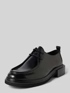Półbuty męskie - Buty derby skórzane z napisem z logo model ‘LACE UP APRON BRUSH OFF’ - miniaturka - grafika 1