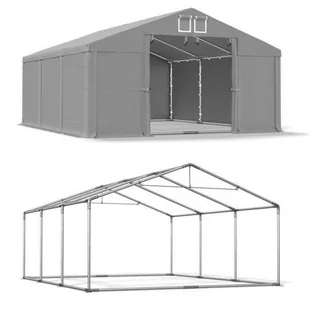 Namiot Magazynowy Całoroczny 3x6x2 Szary SUMMER FLOOR MSD - Altany ogrodowe - miniaturka - grafika 1
