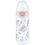 Butelki dla niemowląt - Nuk Fc+ Butelka Antykolkowa Z Czujnikiem 300Ml + Smoczek 6-18M Bambi - miniaturka - grafika 1