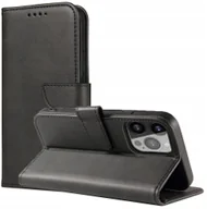 Portfele - Hurtel Etui Magnet Case do Xiaomi 14 z klapką i portfelem - czarne - miniaturka - grafika 1