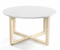 Ławy i stoliki kawowe - Okrągły stolik kawowy E2-P64 - miniaturka - grafika 1