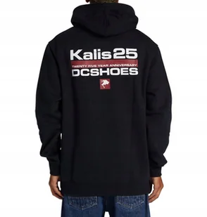 Bluza kangurka DC shoe KALIS 25 czarna z kapturem - Bluzy męskie - miniaturka - grafika 1