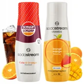 Syropy i koncentraty owocowe - Zestaw 2 koncentratów Sodastream Shwip Shwap Cola Pomarańcza + Orange Mango - miniaturka - grafika 1