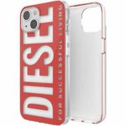 Etui i futerały do telefonów - Diesel Etui Graphic Snap Case do iPhone 13 czerwone - miniaturka - grafika 1