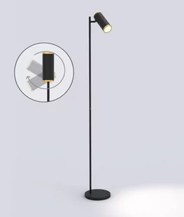 Toulouse lampa podłogowa 1xLED/10W czarna/złota 3003-104 - Lampy stojące - miniaturka - grafika 1