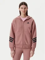 Bluzy damskie - adidas Bluza Future Icons 3-Stripes JE0177 Różowy Regular Fit - miniaturka - grafika 1